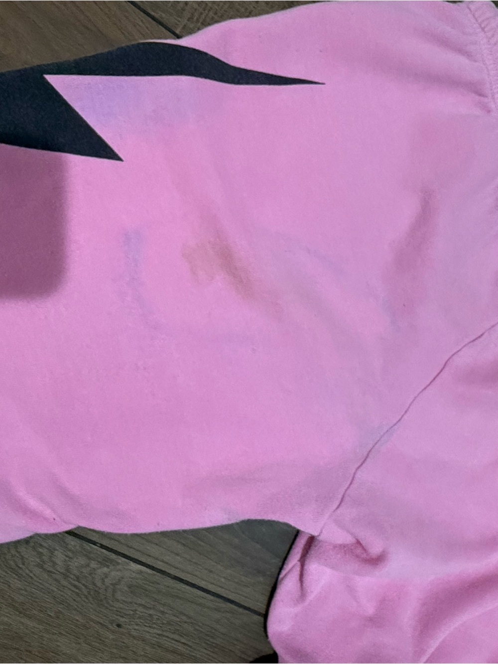 Aviator Nation Pink Leggings with Black Chevron Accent - Picture 3 of 5